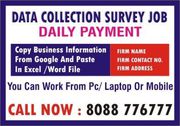 Survey Jobs | Work Daily Earn Daily | Data entry Jobs Nea